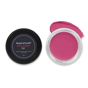 0.2oz Touch of Love Lip & Cheek Tint For Women - Creamy Matte Finish & Easy to Blend Smooth Formula | Enriched with Vitamin E | For Lips, Cheeks & Eyelids | Shade : 202 Blush Berry - 8gm