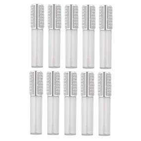 10pcs Lip Gloss Vials Refillable Gloss Tubes for Lip Balm Detachable and Portable Lipstick Containers for Cosmetic Storage and Giving