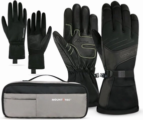 3-IN-1 Multipurpose Gloves for Men&Women,Touchscreen Waterproof,Thermal Gloves for Skiing Outdoor Hand Warmer