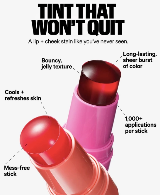 AUTHENTIC/ORIGINAL Milk Makeup Cooling Water Jelly Tint Cheek Lip Stain Berry Blush