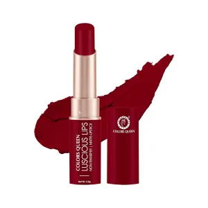 BEMT Lips Creamy Matte Lipstick | Smudge Proof & Waterproof | Long Lasting Lipstick for Women (Royal Rust Maroon - 3.5g)