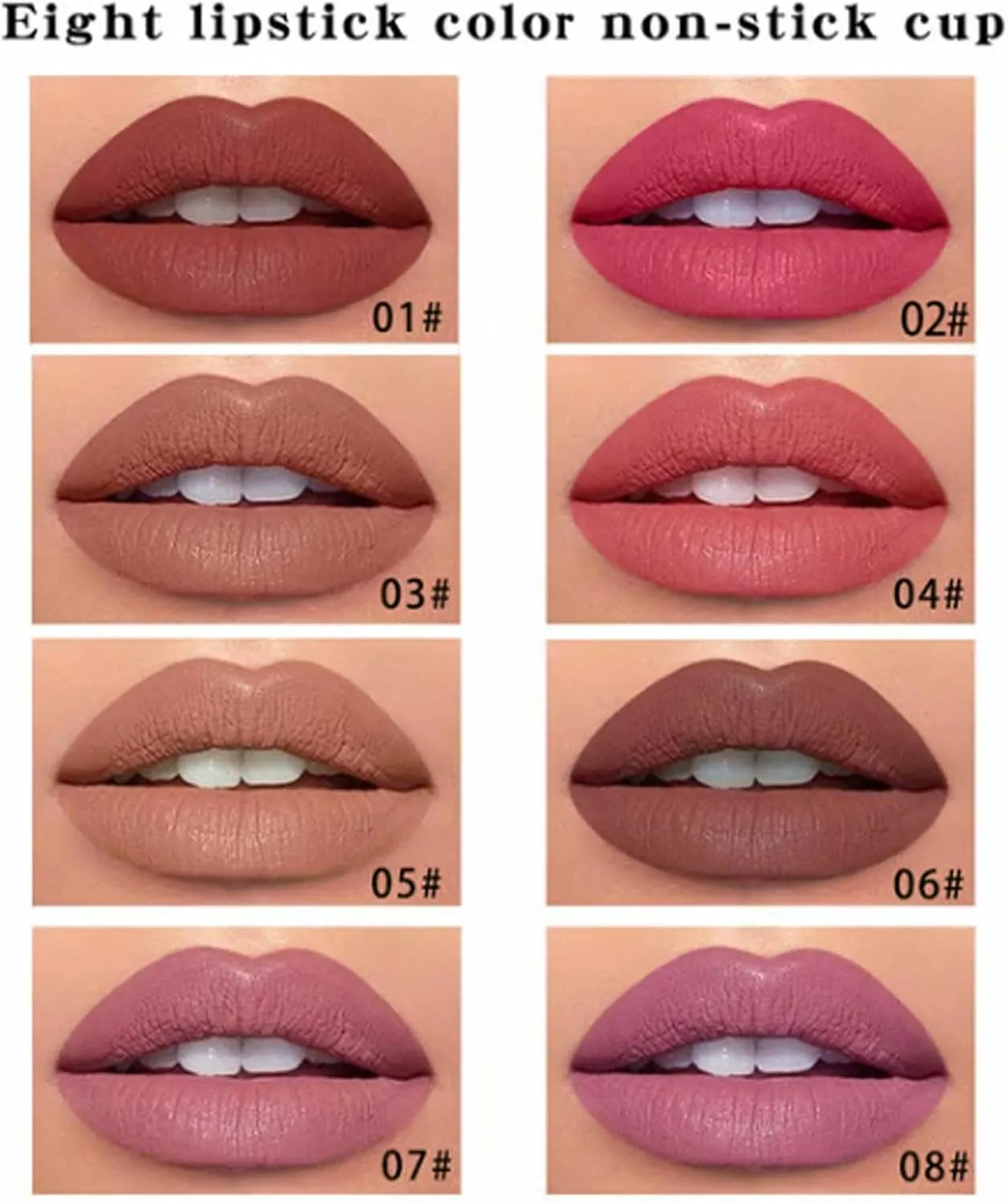 Benighty Liquid Lip Liner, Longwear Liquid Lip Liner, Matte Longwear Liquid Lip Liner, 2-in-1 Waterproof Liquid Lipstick, Non-Stick Lip Liner, Quick-Drying Liquid Lip Stain