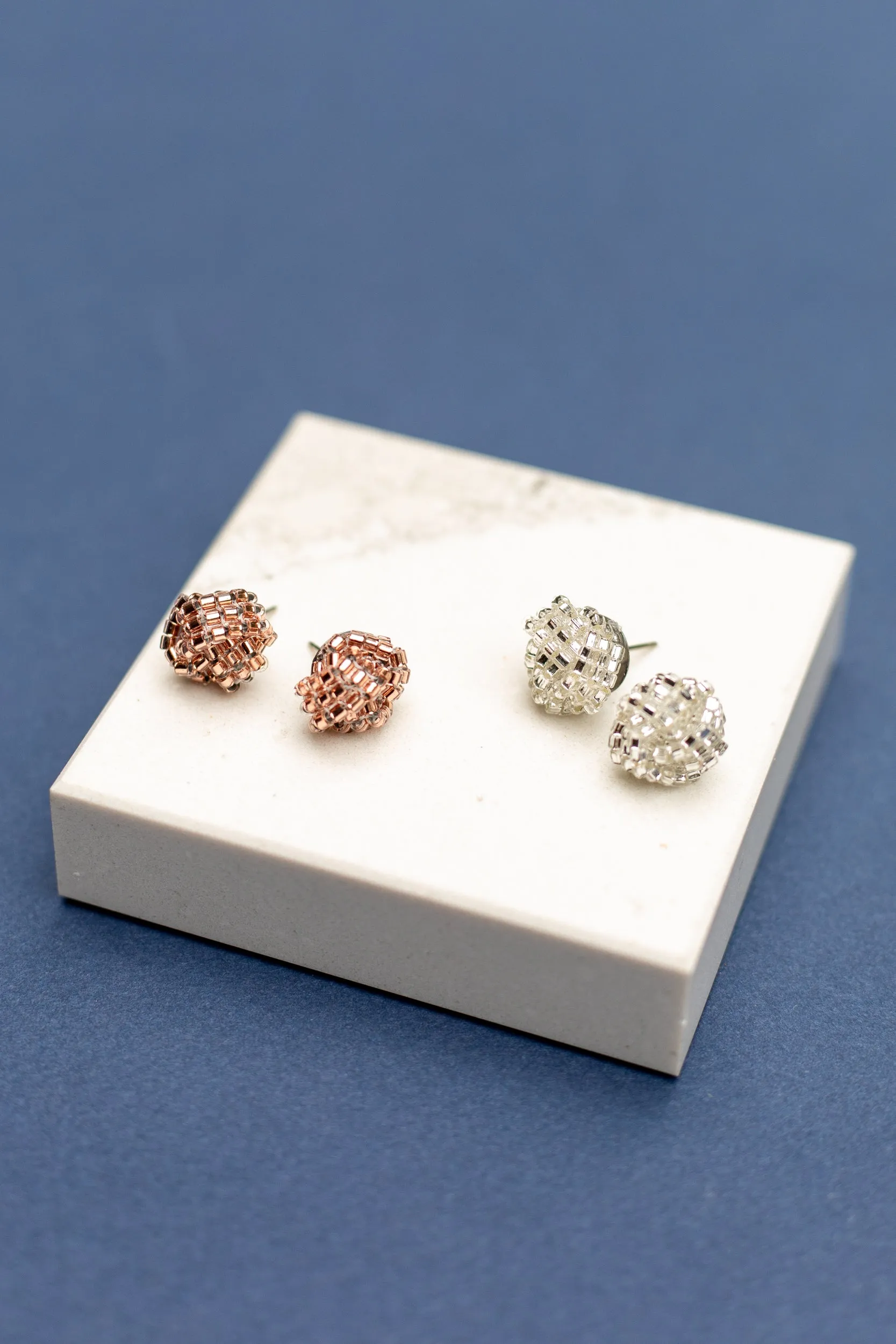 Berry Stud Earrings- Set of 2
