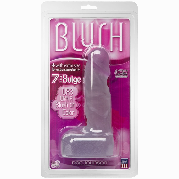 Blush Ur3 7inch Bulge - Clear/Pink