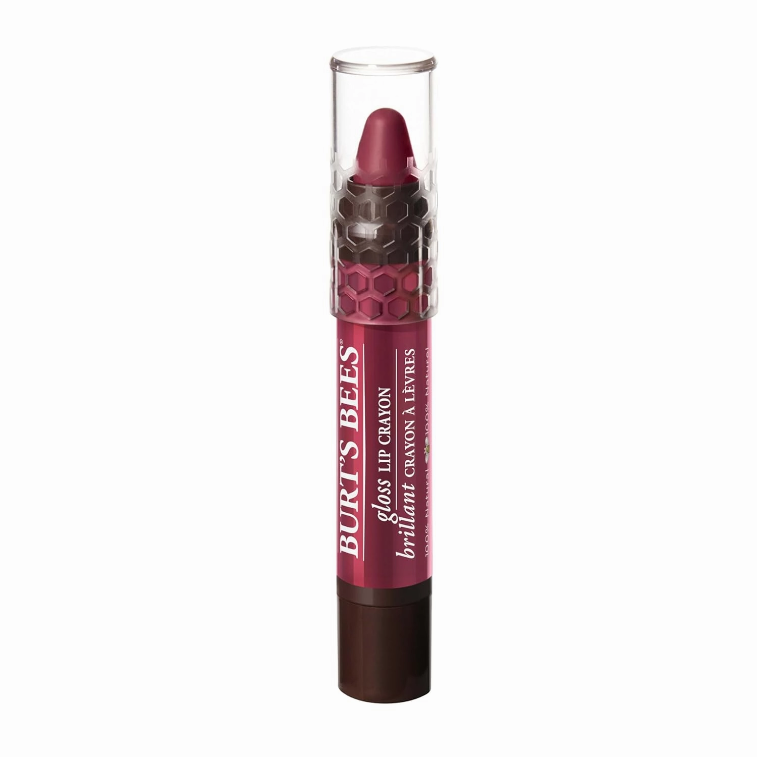 Burt's Bees 100% Natural Moisturizing Gloss Lip Crayon, Pacific Coast - 1 Crayon (Pack of 3)