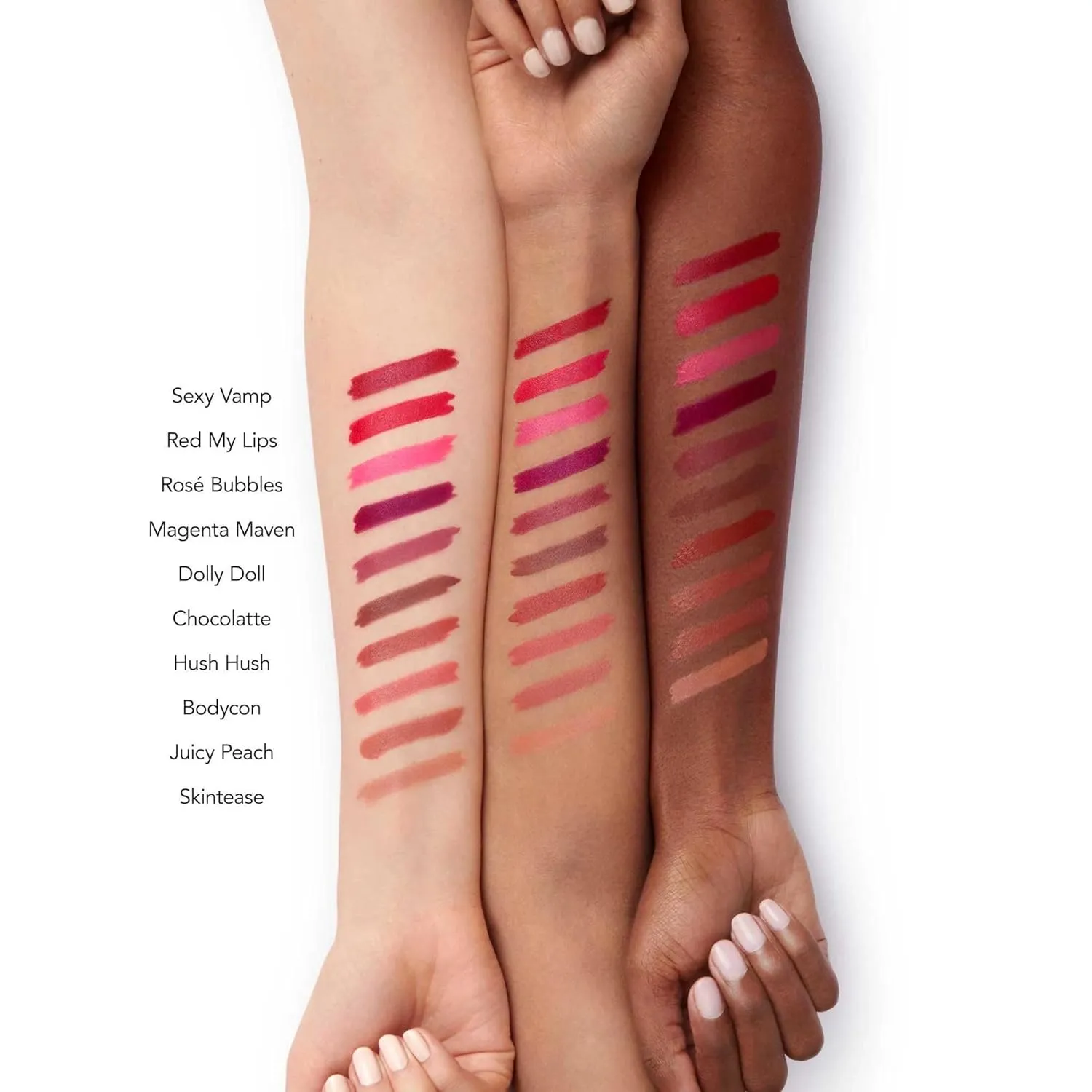 Buxom Full-On Plumping Satin Lipstick, Formulated with Hyaluronic Acid & Sunflower Wax, Moisturizing Creamy Lipstick, Satin Finish, Weightless, Cruelty Free