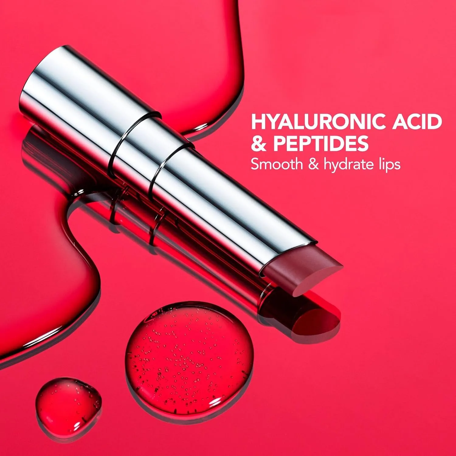 Buxom Full-On Plumping Satin Lipstick, Formulated with Hyaluronic Acid & Sunflower Wax, Moisturizing Creamy Lipstick, Satin Finish, Weightless, Cruelty Free