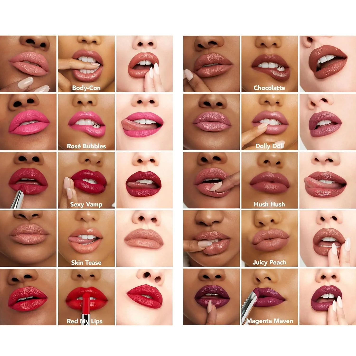 Buxom Full-On Plumping Satin Lipstick, Formulated with Hyaluronic Acid & Sunflower Wax, Moisturizing Creamy Lipstick, Satin Finish, Weightless, Cruelty Free