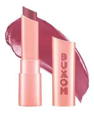Buxom Full-On Plumping Satin Lipstick, Formulated with Hyaluronic Acid & Sunflower Wax, Moisturizing Creamy Lipstick, Satin Finish, Weightless, Cruelty Free