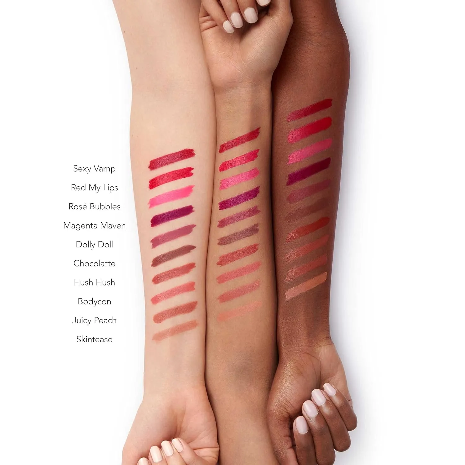Buxom Full-On Plumping Satin Lipstick, Formulated with Hyaluronic Acid & Sunflower Wax, Moisturizing Creamy Lipstick, Satin Finish, Weightless, Cruelty Free