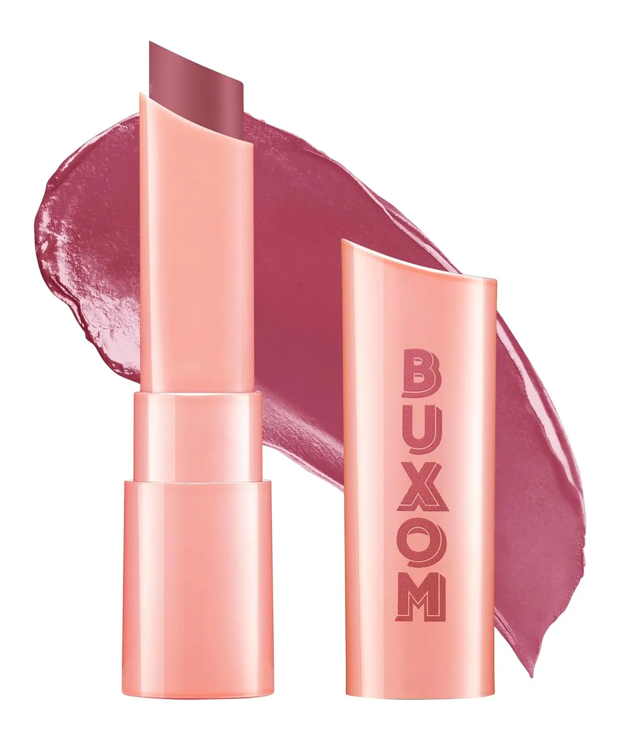 Buxom Full-On Plumping Satin Lipstick, Formulated with Hyaluronic Acid & Sunflower Wax, Moisturizing Creamy Lipstick, Satin Finish, Weightless, Cruelty Free