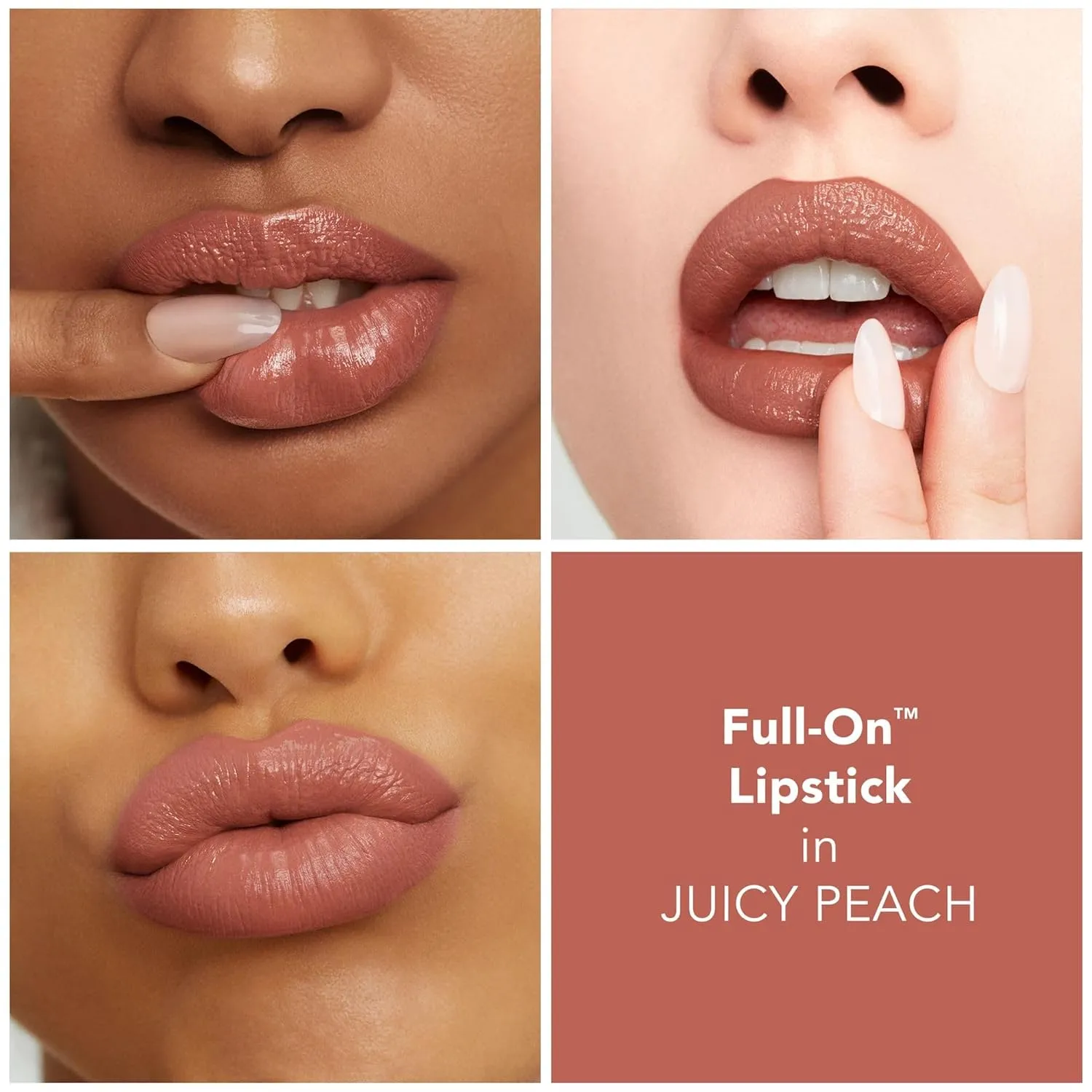 Buxom Full-On Plumping Satin Lipstick, Formulated with Hyaluronic Acid & Sunflower Wax, Moisturizing Creamy Lipstick, Satin Finish, Weightless, Cruelty Free