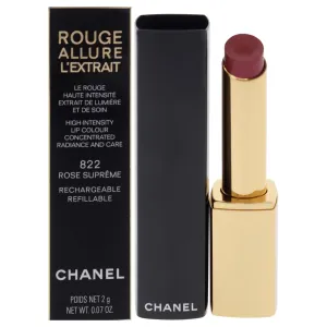 Chanel Rouge Allure Lextrait Lipstick - 822 Rose Supreme for Women - 0.07 oz Lipstick (Refillable)