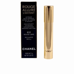 CHANEL Rouge Allure L'Extrait High Intensity Lip Colour Concentrated Radiance and Care 832 Rouge Libre 0.07 oz Refill
