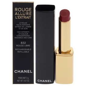 Chanel Rouge Allure Lextrait Lipstick - 832 Rouge Libre for Women - 0.07 oz Lipstick (Refillable)