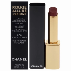 Chanel Rouge Allure Lextrait Lipstick - 868 Rouge Excessif for Women - 0.07 oz Lipstick (Refillable)