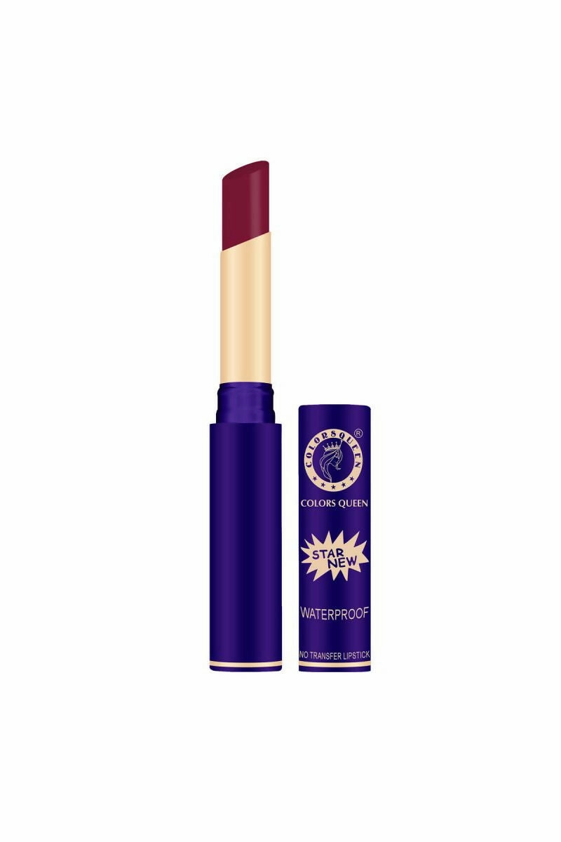 Colors Queen Lips Matte Long Lasting Lipstick - 2.4gm (Maroon)
