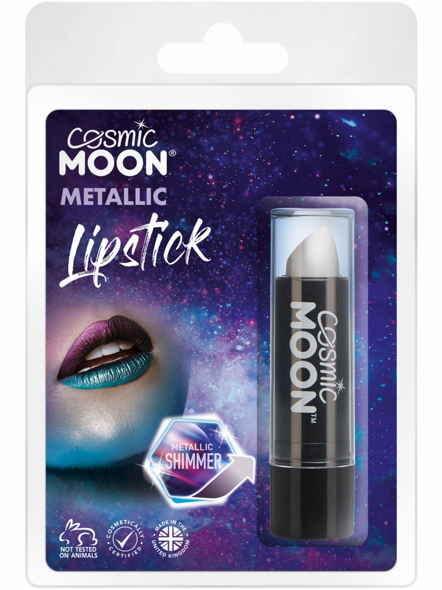 Cosmic Moon Metallic Lipstick, Silver  Wholesale
