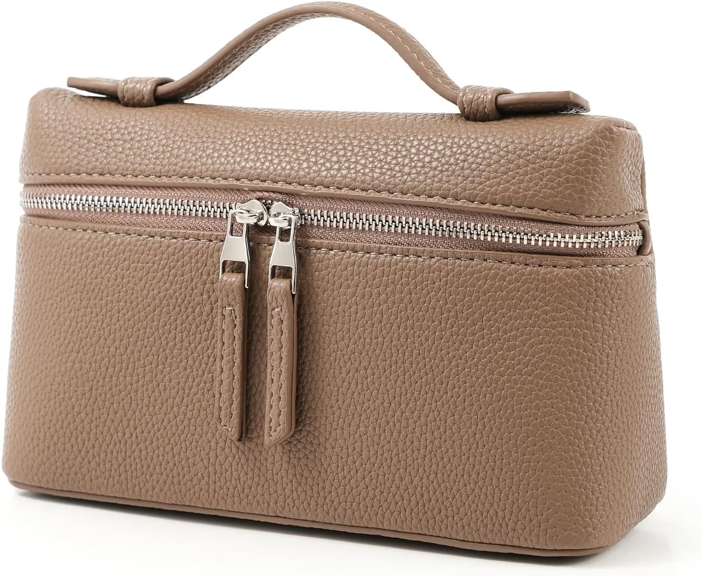 Crossbody Bag for Women, Small Top-Handle Leather Purse Designer Trendy Shoulder Bag Luxury Pouch
