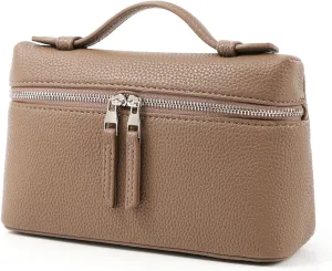 Crossbody Bag for Women, Small Top-Handle Leather Purse Designer Trendy Shoulder Bag Luxury Pouch