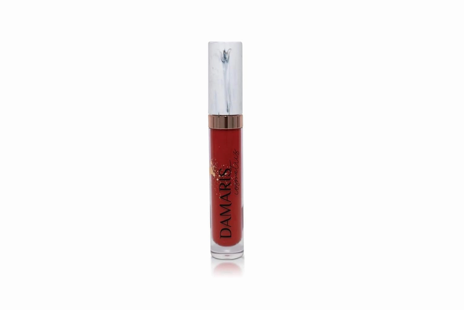 Damaris Cosmetics Vegan Hydrating Matte Liquid Lipstick, Cuertly Free, Parabens Free, No GMO. (Pasion)