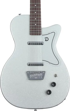 Danelectro Baritone Electric Guitar - Silver Metalflake