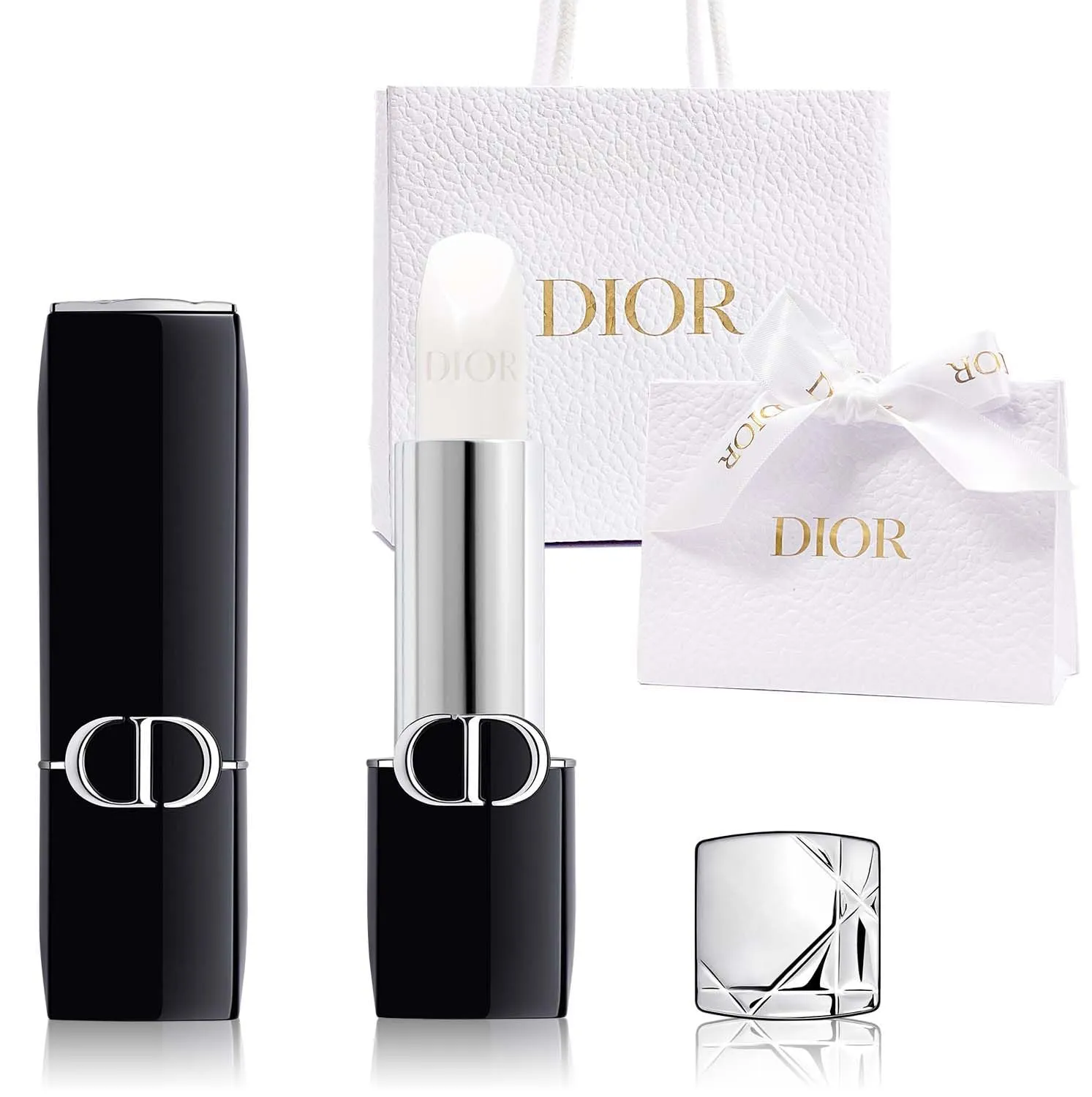 Dior Rouge Dior Froral Care Lip Balm - 000 Diornatural Satin Balm (a natural veil) 0.12 oz / 3.5 g