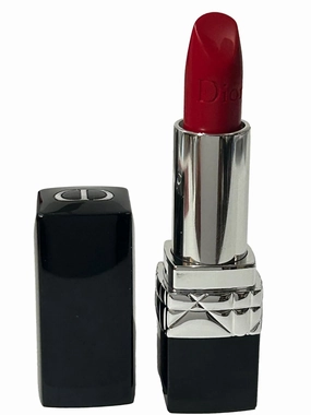 Dior Rouge Lipstick Color # 999 SATIN BALM (FULL SIZE) 0.12 OZ / 3.5 G (NEW NO BOX/NEVER USED/NO BOX AS SHOWN)