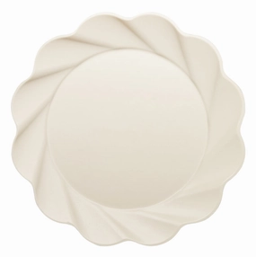 ECO EXTRA LARGE DINNER PLATE  8PK-CREAM