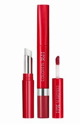 ESIKA Colorfix Duo Tattoo Lipstick 36H with Moisturizing Balm Rojo Tentacion