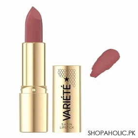 Eveline Variete Satin Lipstick, Cruelty Free, 04 First Kiss