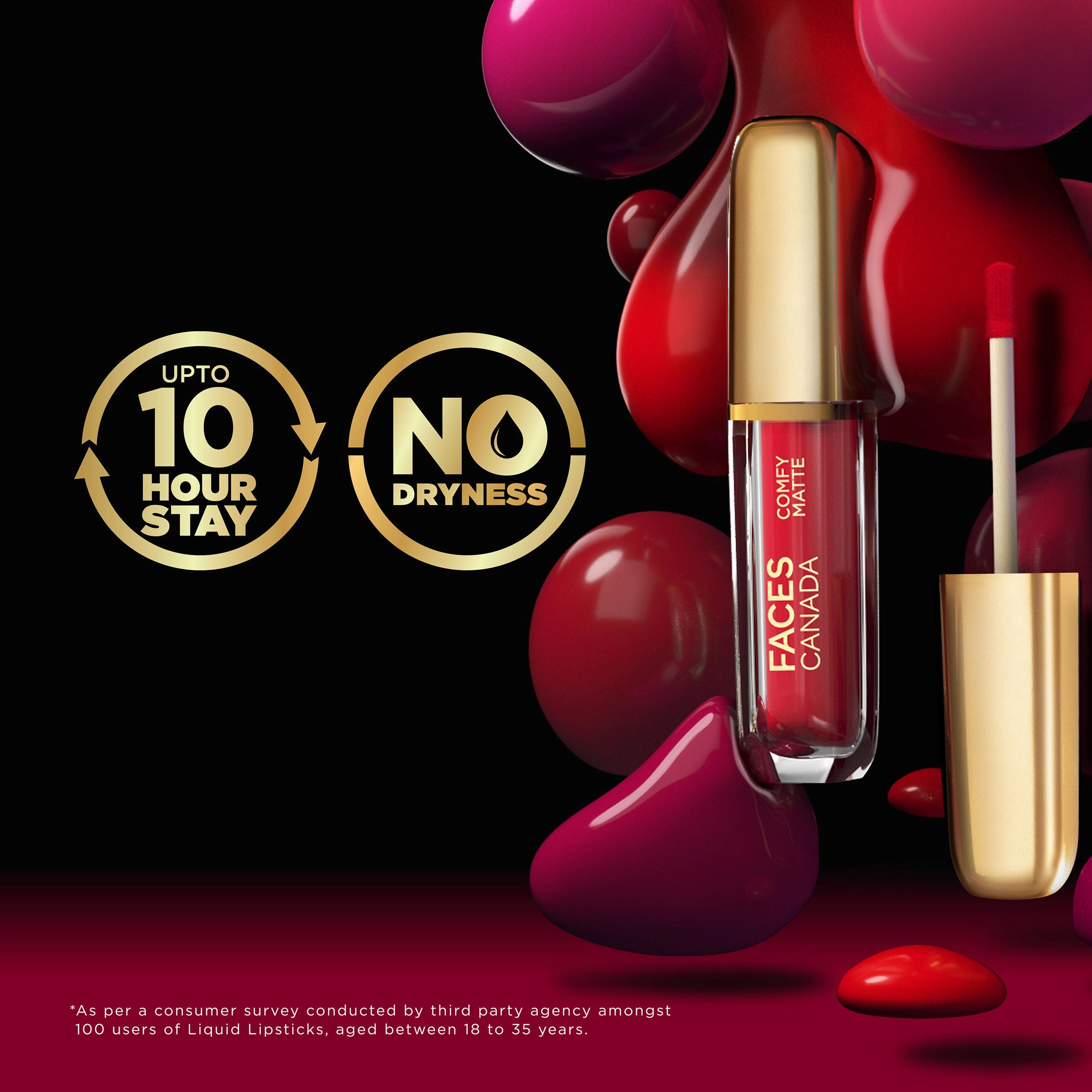 Faces Canada Comfy Matte Mini Lip Color | Comfortable 10 Hours Longstay | Matte Finish | With Natural Oils | Truth Be Told 09 (1.2 ml) - Exclusively Only On Purplle