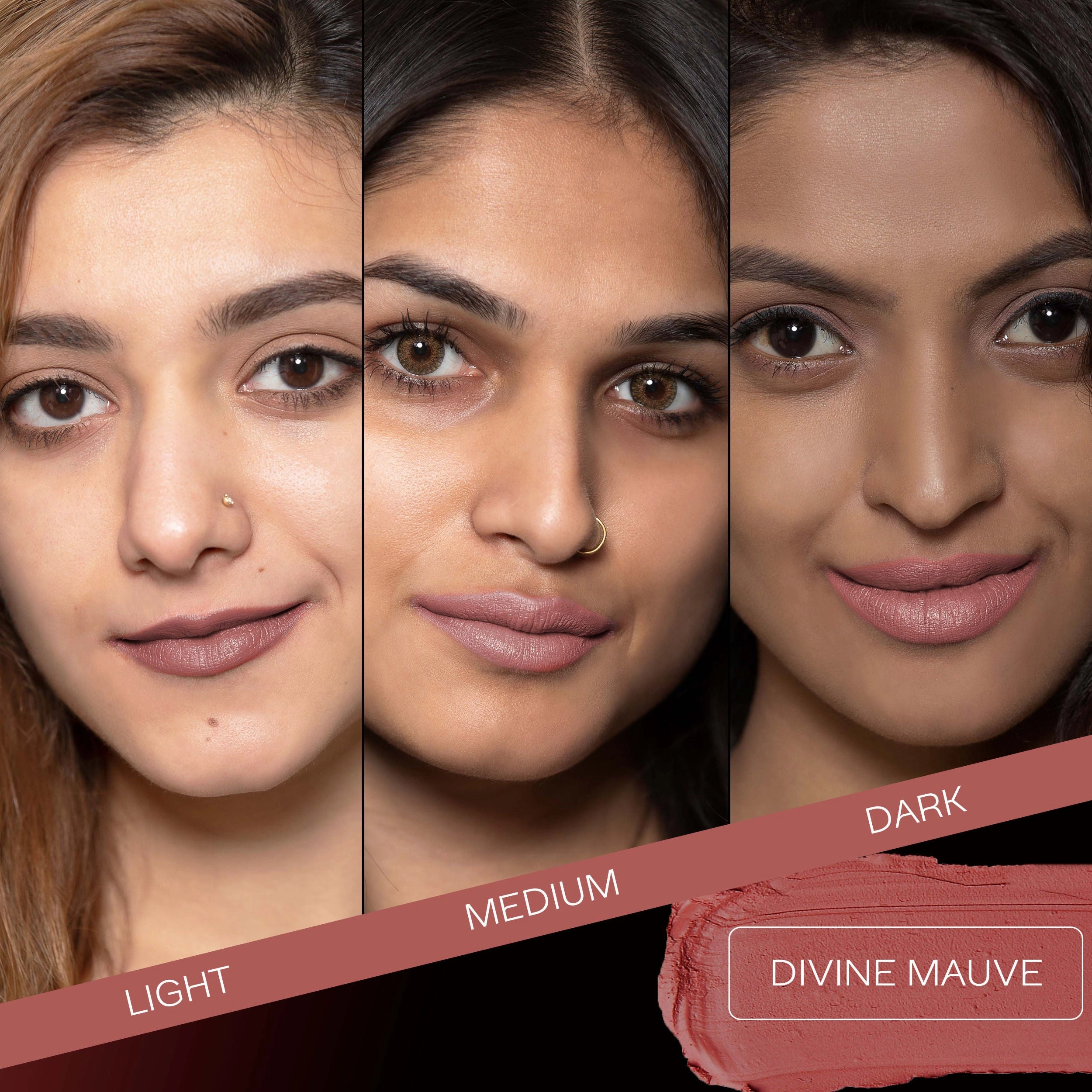Faces Canada Weightless Matte Lipstick |Jojoba and Almond Oil enriched| Highly pigmented | Smooth One Stroke Weightless Color | Keeps Lips Moisturized | Shade - Divine Mauve 4g