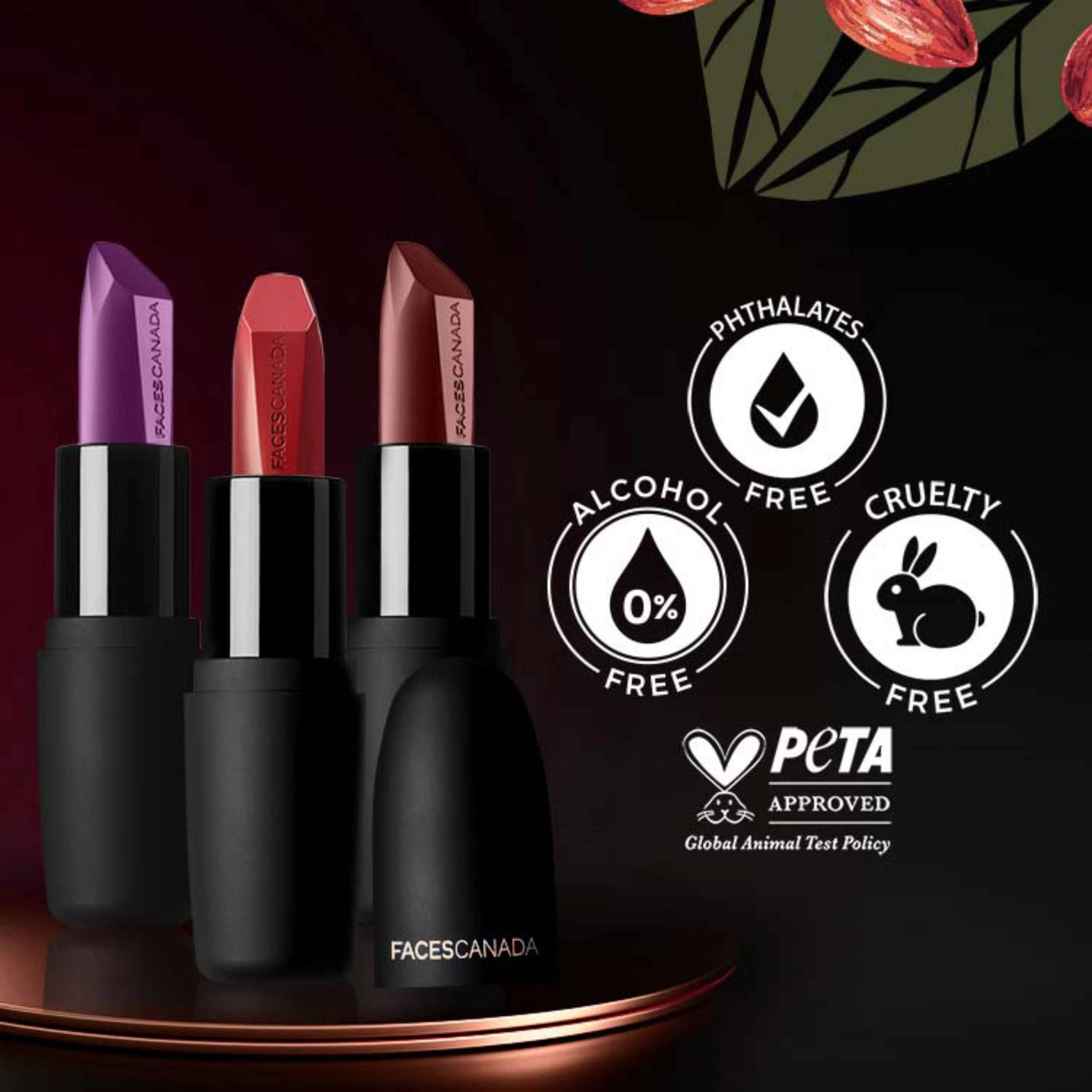 Faces Canada Weightless Matte Lipstick |Jojoba and Almond Oil enriched| Highly pigmented | Smooth One Stroke Weightless Color | Keeps Lips Moisturized | Shade - Divine Mauve 4g