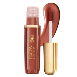 FACE'S.CANADA Comfy Matte Liquid Lipstick - For The Win 08, 3 ml | Comfortable 10HR Longstay | Intense Matte Color | Almond Oil & Vitamin E Infused | Super Smooth | No Dryness | No Alcohol