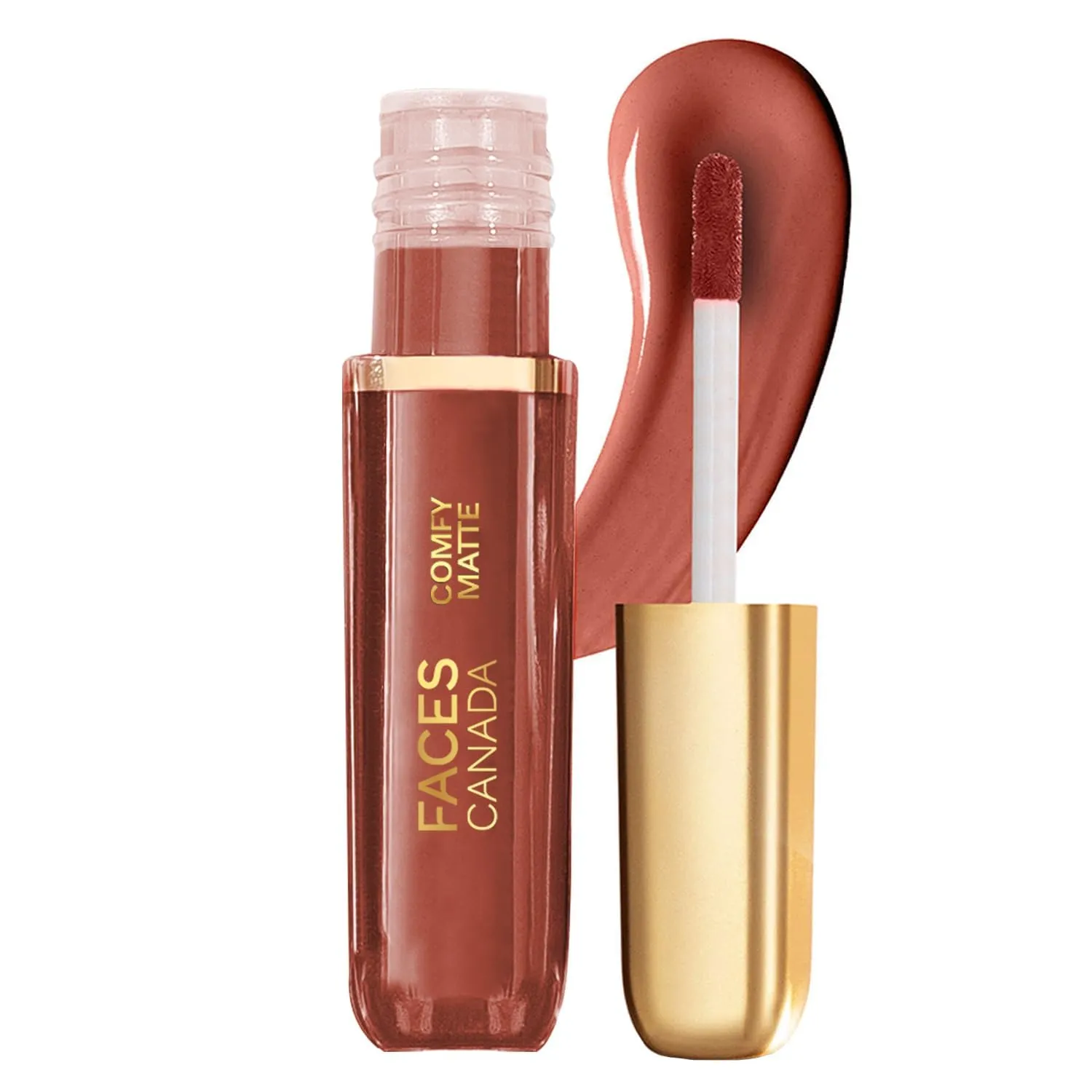 FACE'S.CANADA Comfy Matte Liquid Lipstick - For The Win 08, 3 ml | Comfortable 10HR Longstay | Intense Matte Color | Almond Oil & Vitamin E Infused | Super Smooth | No Dryness | No Alcohol