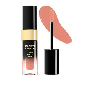 FACE'S.CANADA Comfy Matte Pro Liquid Lipstick - Got My Mocha 17, 5.5 ml | 10HR Longstay | Intense Color | Macadamia Oil & Olive Butter Infused | Lightweight Super Smooth | No Dryness | No Alcohol
