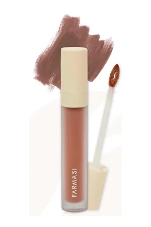 FARMASi Make Up Matte Liquid Lipstick, Long-Lasting and Ultra-comfortable, High-Impact, Lightweight, Organic, Pure Pigments 0.14 fl.oz (Money Maker)