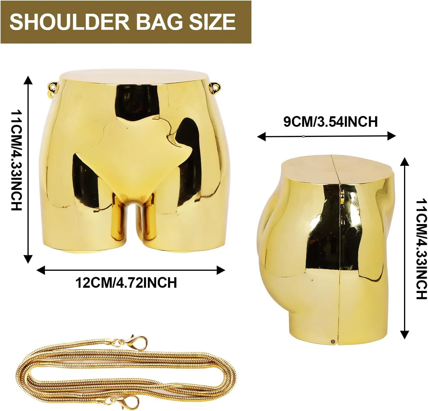 Fashion Evening Bag for Women Mini Crossbody Bag Clutch Purses Shoulder Bag with Chain Strap Handbag for Party Wedding Prom