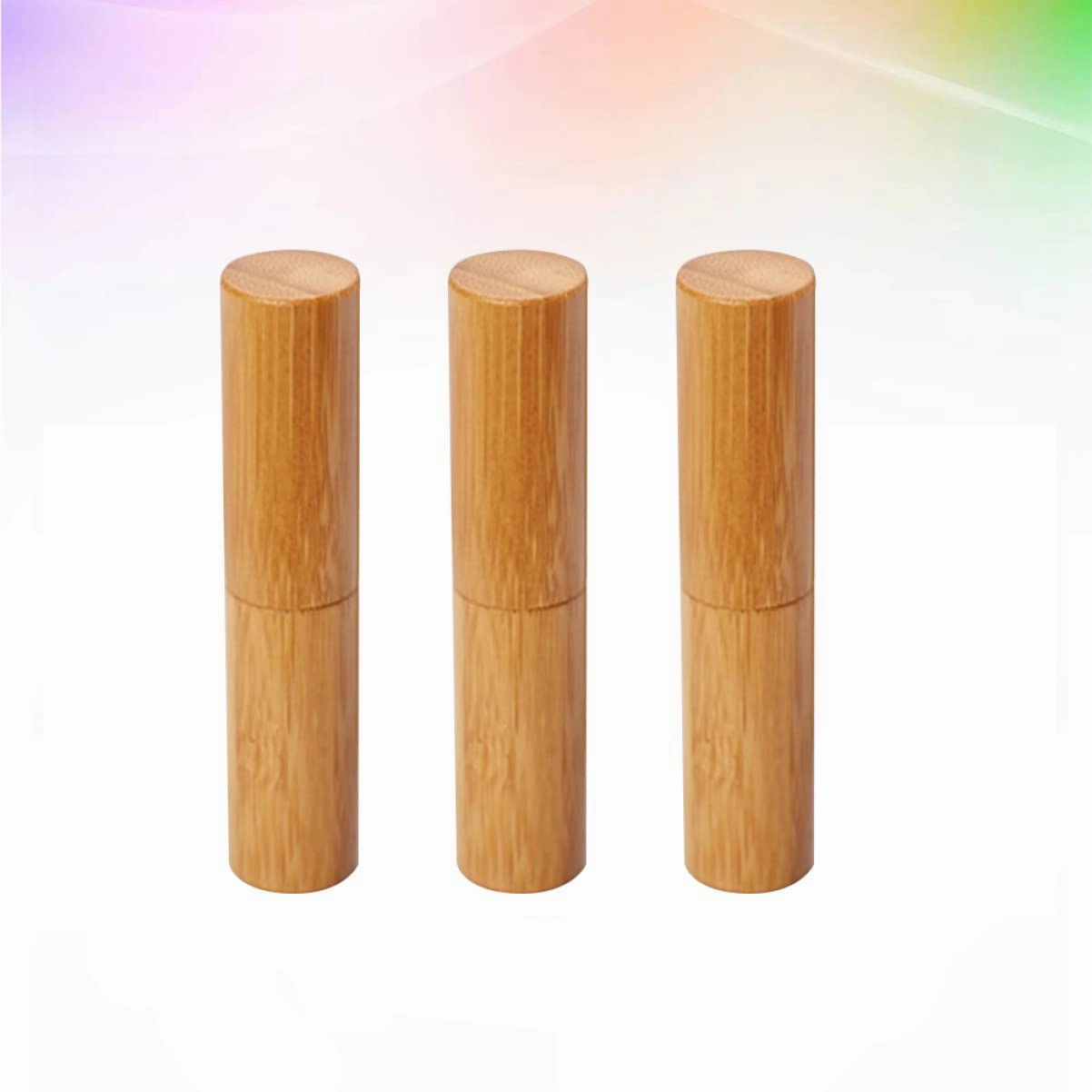Garneck 6pcs Lipstick Tubes Creative Holders Caps for Women Stylish Lipstick Containers for Travel and Daily Use Silver