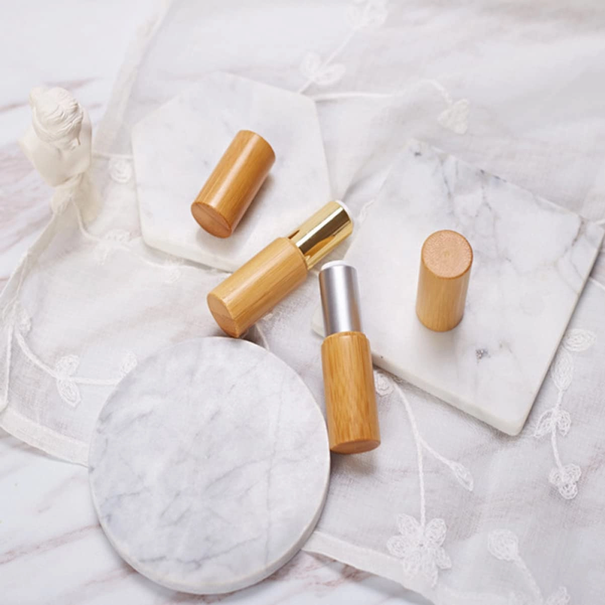 Garneck 6pcs Lipstick Tubes Creative Holders Caps for Women Stylish Lipstick Containers for Travel and Daily Use Silver