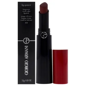 Giorgio Armani Lip Power Longwear Vivid Color Lipstick - 202 Grazia for Women - 0.11 oz Lipstick