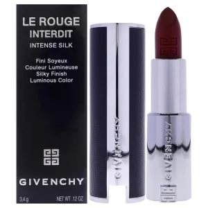 Givenchy Le Rouge Interdit Intense Silk Lipstick - N37 Rouge Graine for Women - 0.11 oz Lipstick