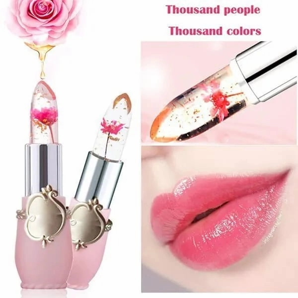 Hot Sale🎁Crystal Jelly Flower Color Changing Lipstick✨