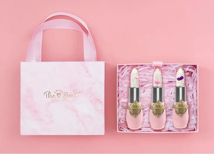 Hot Sale🎁Crystal Jelly Flower Color Changing Lipstick✨
