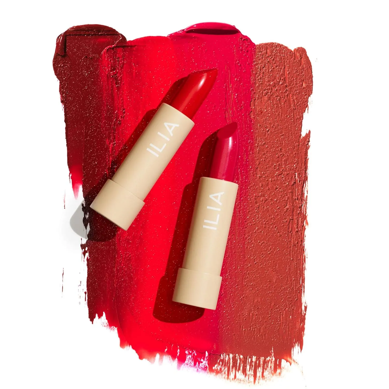 ILIA - Color Block Lipstick | Non-Toxic, Vegan, Cruelty-Free, Hydrating   Long Lasting, No Budge Color with Full Coverage (Cinnabar (Muted Brick With Warm Undertones), 0.14 oz | 4 g)