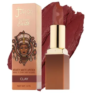 Juvia's Place Nubian Earth Matte Lipstick Clay - Hydrating, Long-lasting, Richly Pigmented Lip Makeup, Creamy Lipstick with Matte Finish, Beauty & Lip Care Product