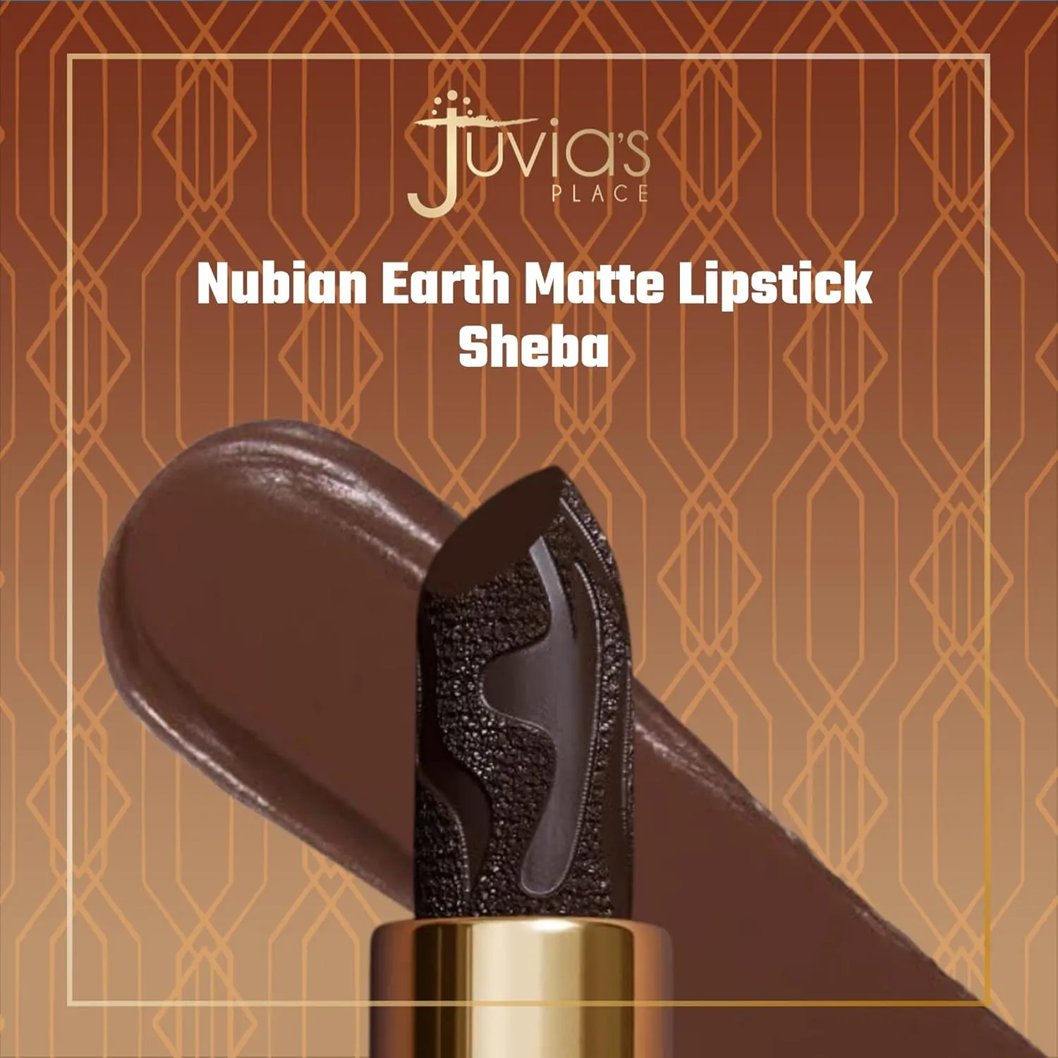 Juvia's Place Nubian Earth Matte Lipstick Sheeba - Hydrating, Long-lasting, Richly Pigmented Lip Makeup, Creamy Lipstick with Matte Finish, Beauty & Lip Care Product