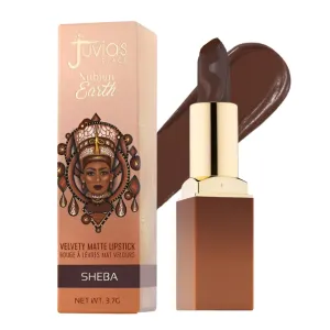 Juvia's Place Nubian Earth Matte Lipstick Sheeba - Hydrating, Long-lasting, Richly Pigmented Lip Makeup, Creamy Lipstick with Matte Finish, Beauty & Lip Care Product
