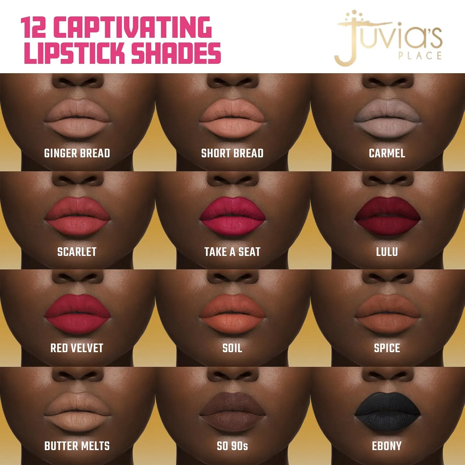 Juvia's Place Velvety Matte Liquid Lipstick Caramel - Hydrating, Long-Wearing, Velvety Soft & Feather Light - Hyperpigmented Creamy Matte Lipstick for Women